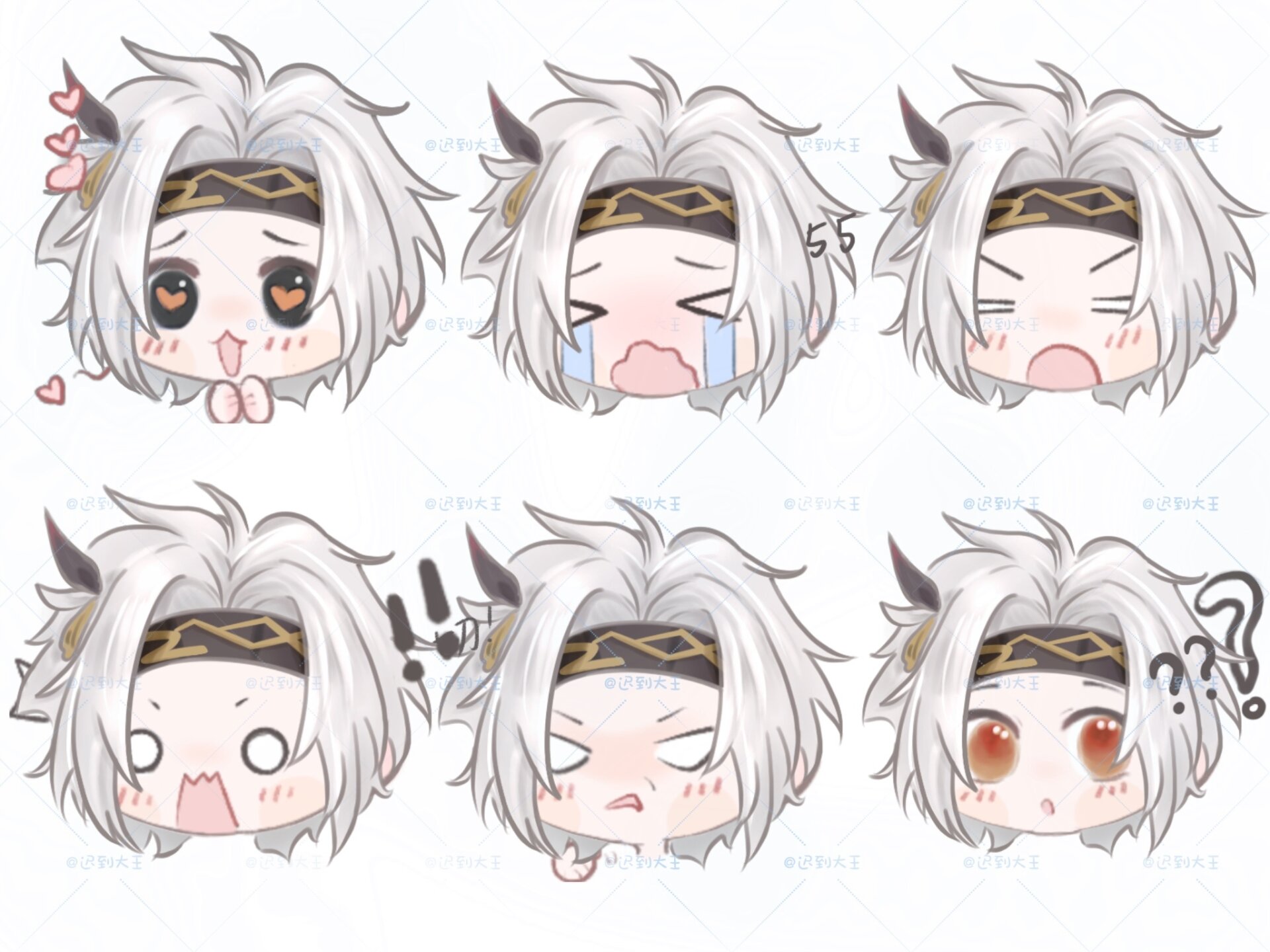 王者荣耀q版头像曜云鹰飞将表情包约稿客单