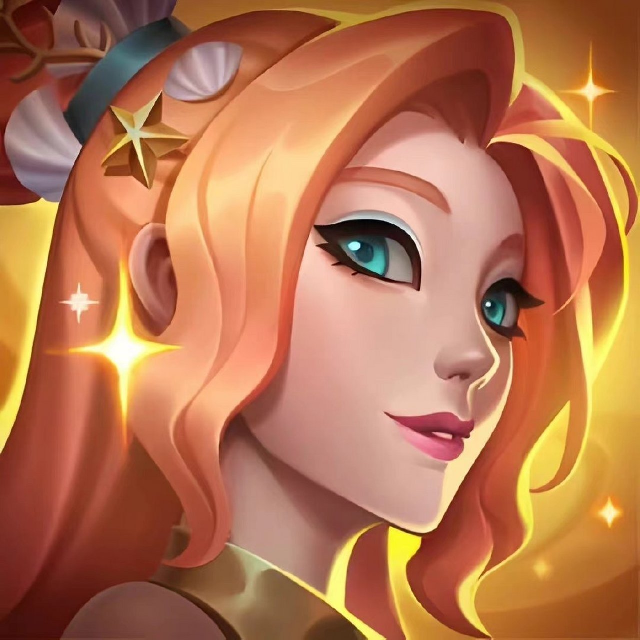 至臻 海洋之歌 萨勒芬妮头像调整 橘发变回粉色头发了  #英雄联盟海洋