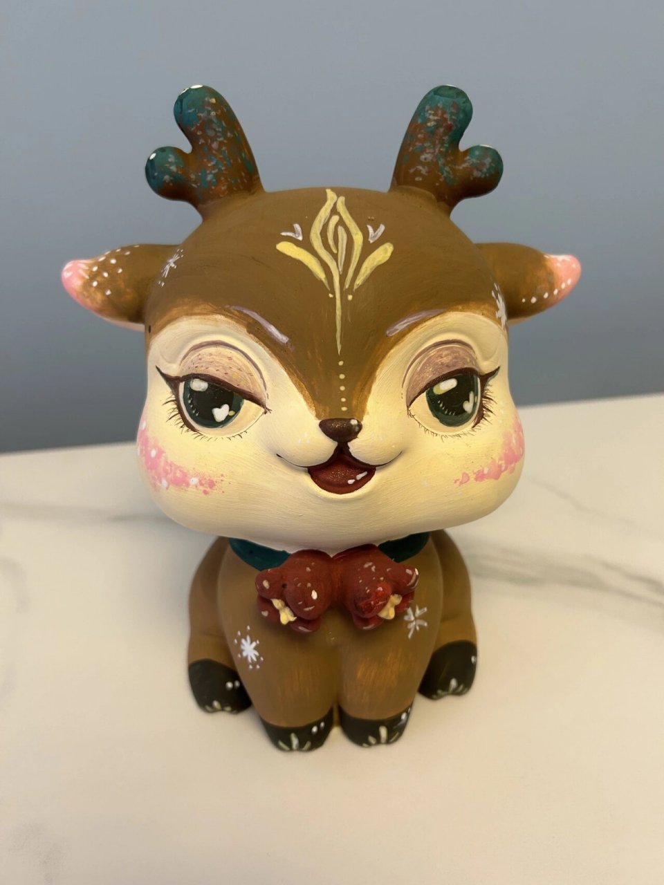 石膏娃娃集合啦# #石膏娃娃彩绘# #石膏小鹿# #石膏娃娃小鹿# #石膏