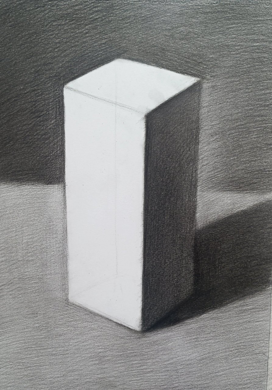 素描长方体 素描长方体步骤