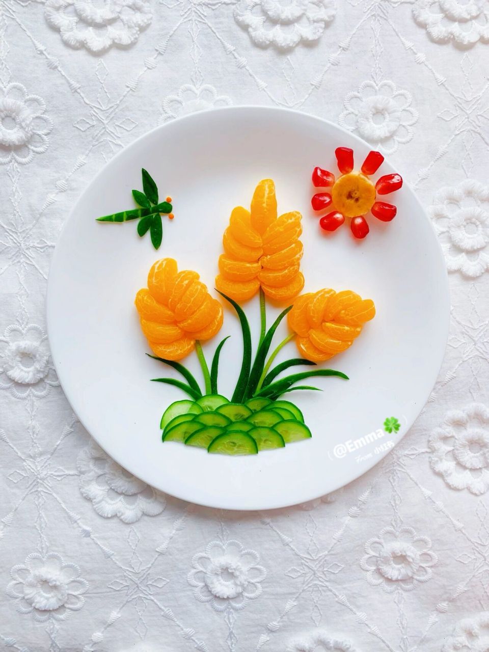 水果拼盘|创意橘子摆盘合集～92 往前翻看都有分解步骤哦～96