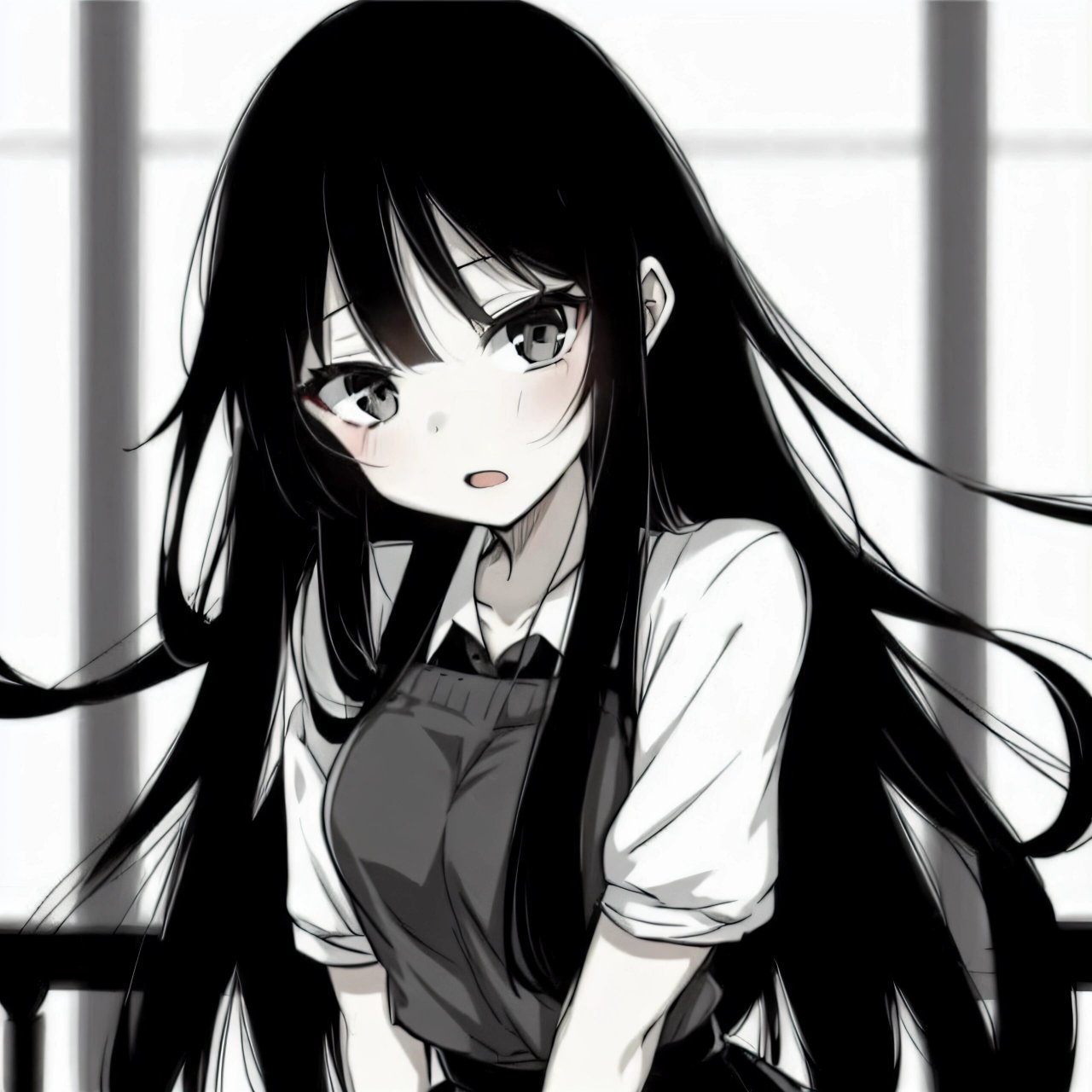 动漫头像女黑白 超级酷的头像来了🕶️ 女生专属哦🌹 经典黑白