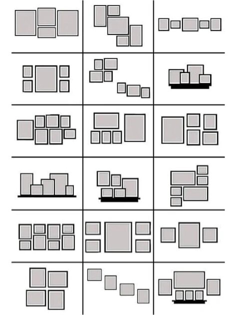 视觉艺术|照片墙的排列组合设计理念 作为艺术顾问,经常会帮客户搭配