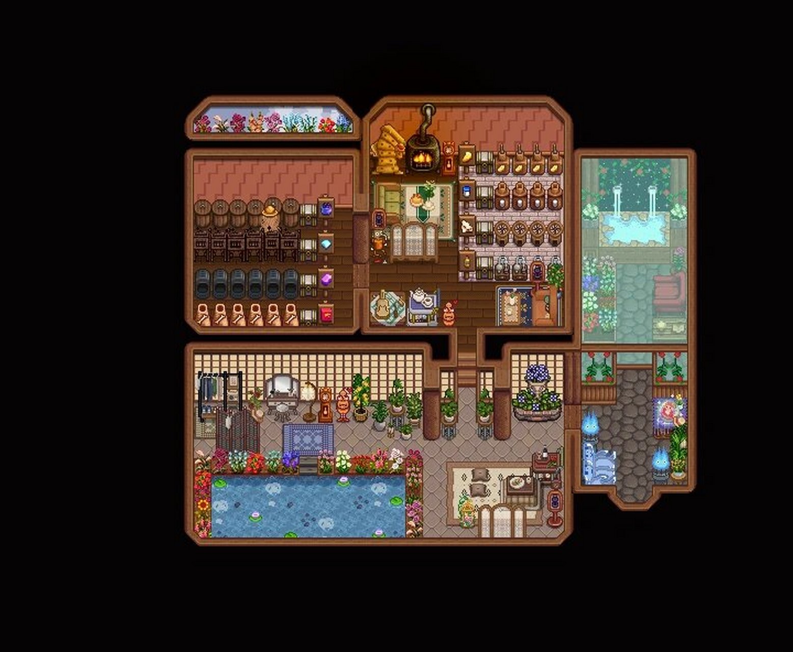 星露谷农场装修 好爱我的农场        英奎