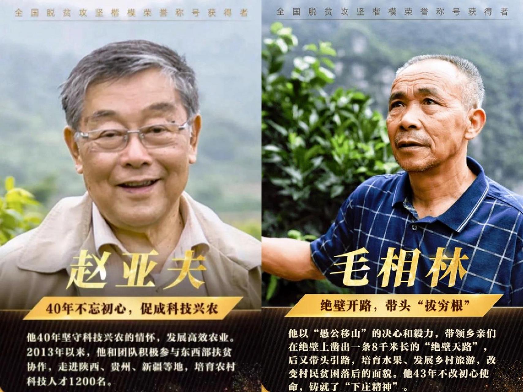 申论素材一定要记住的脱贫攻坚代表人物!