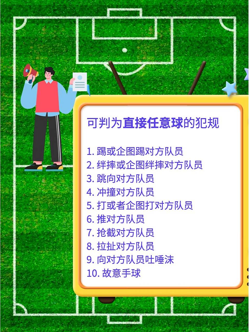 足球规则解析 - 犯规与不正当行为(1/2) 足球规则解析第6章 - 今天给