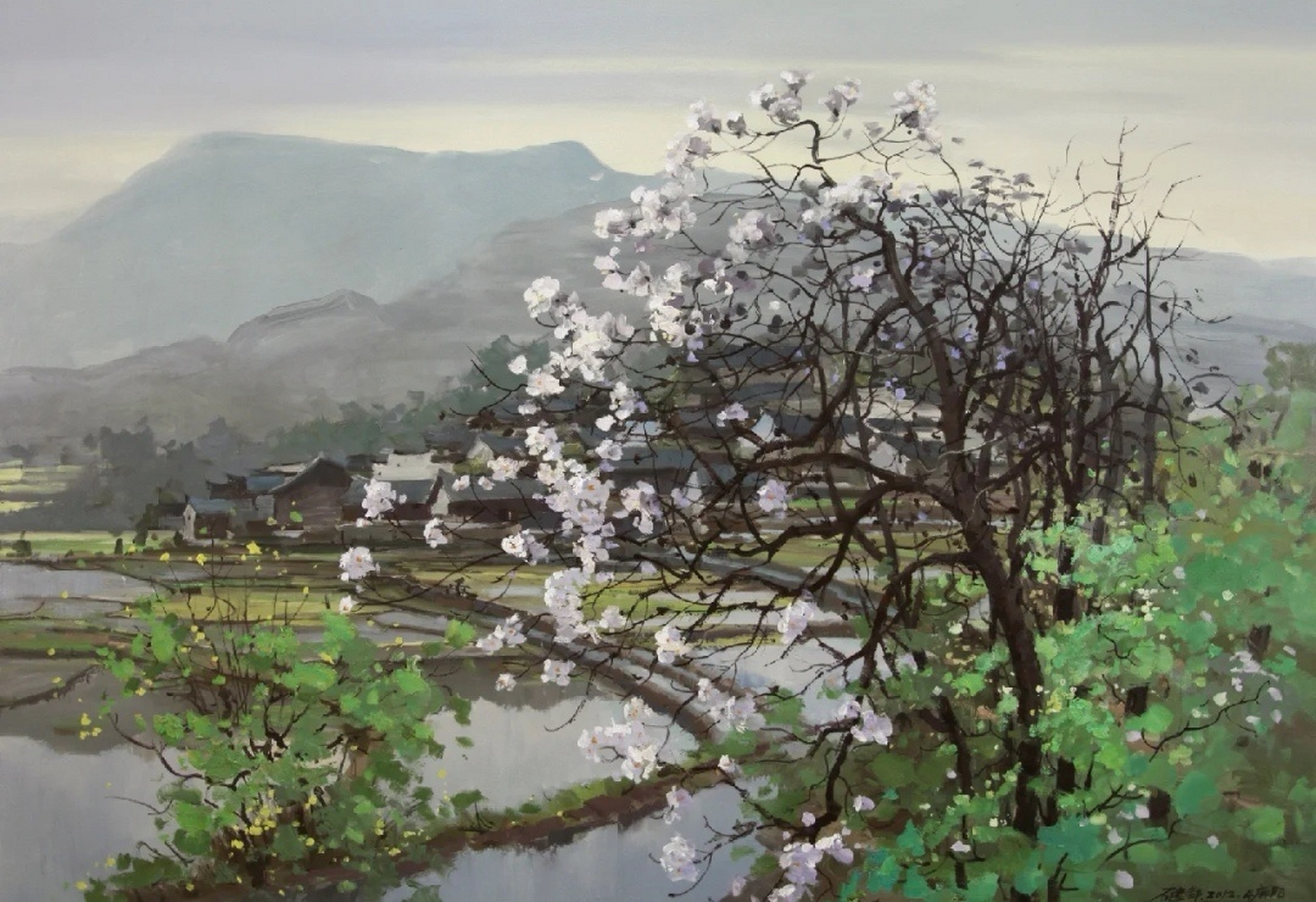 " 水墨风韵 … "           丨石建都 · 油画欣赏