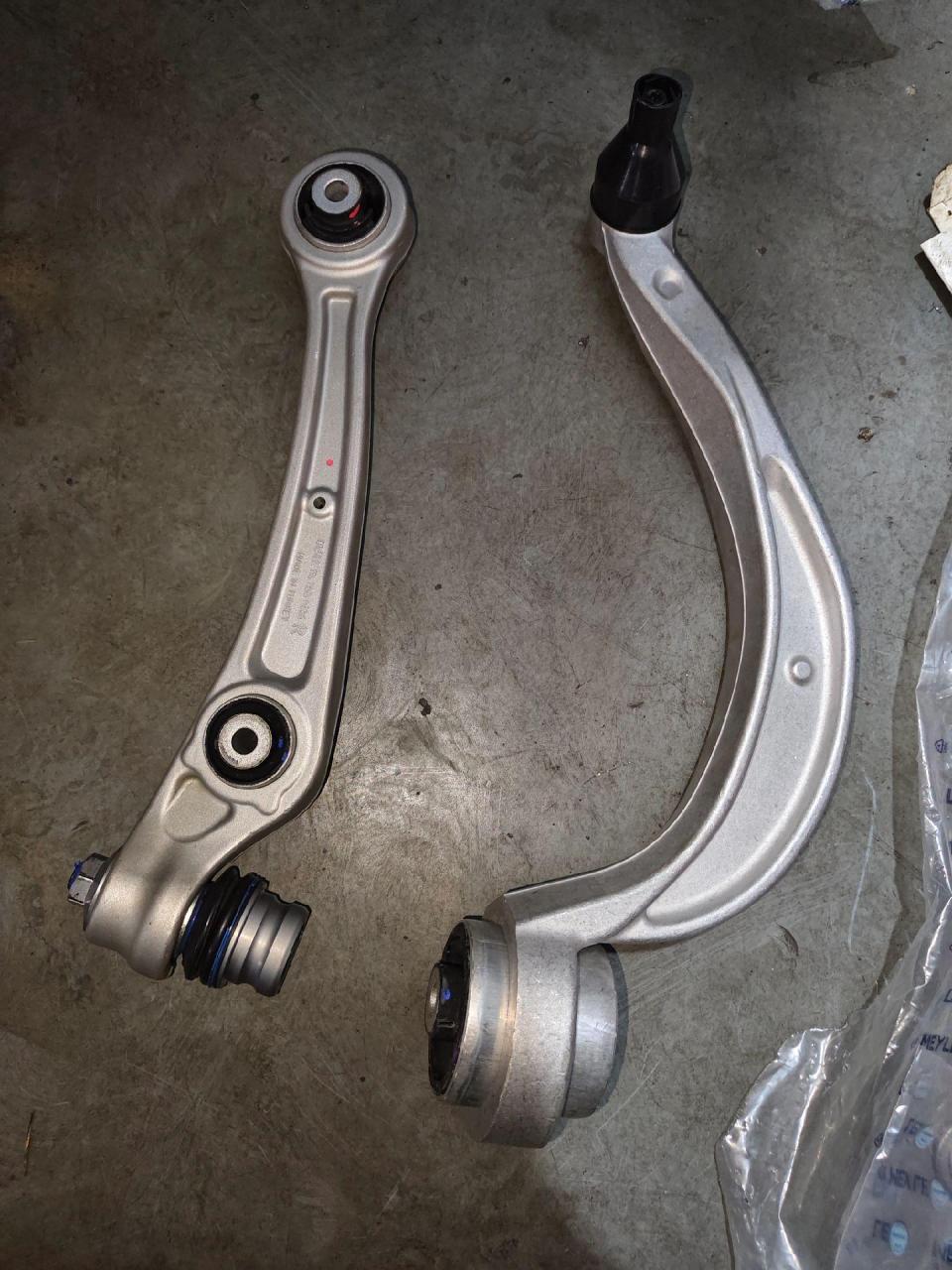 奥迪a6安装整备,德国进口迈乐底盘件,每一个配件都是艺术品