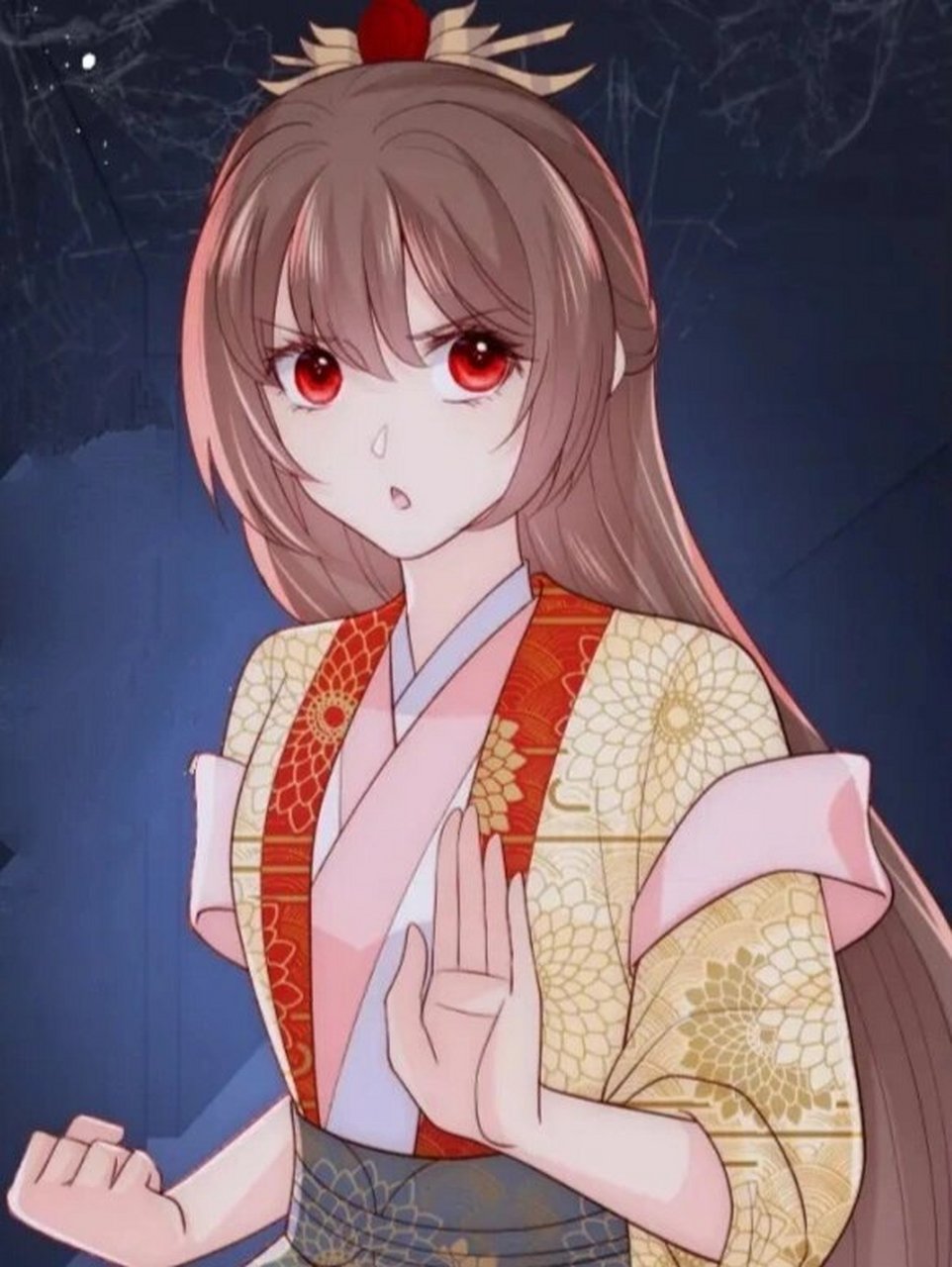 《养敌为患》——夜沐 她真的好可爱,我是边追漫画边截头像