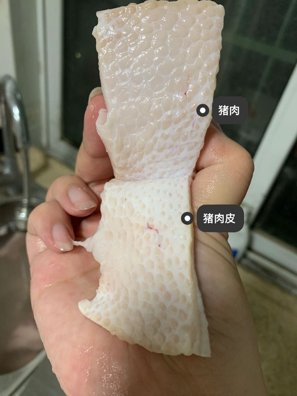 这是猪的脂肪颗粒吗?