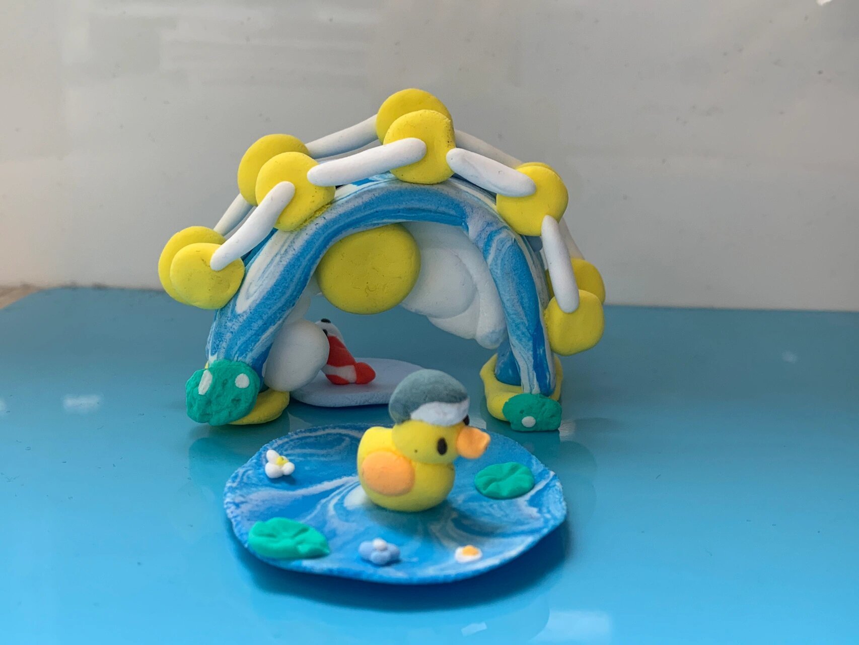 浙美版|四下美术《桥》90作业 材料:超轻粘土(陶泥太脏了07换成