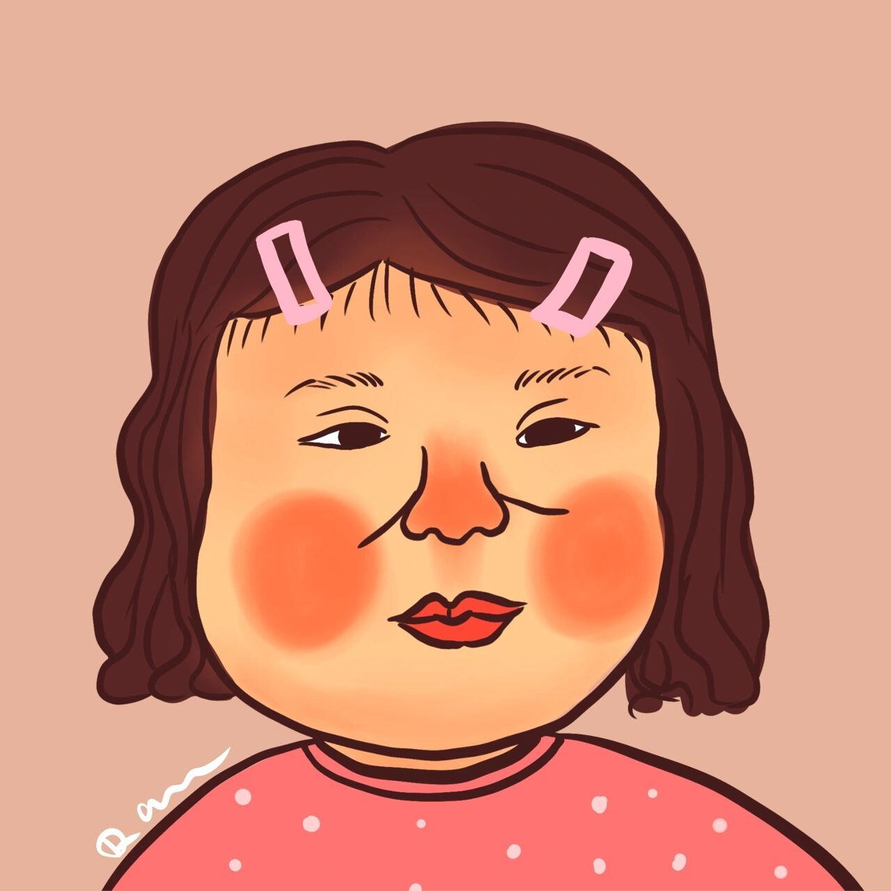 原创|一组丑萌头像～丑里丑气的～    做了一些手工准备市集啦