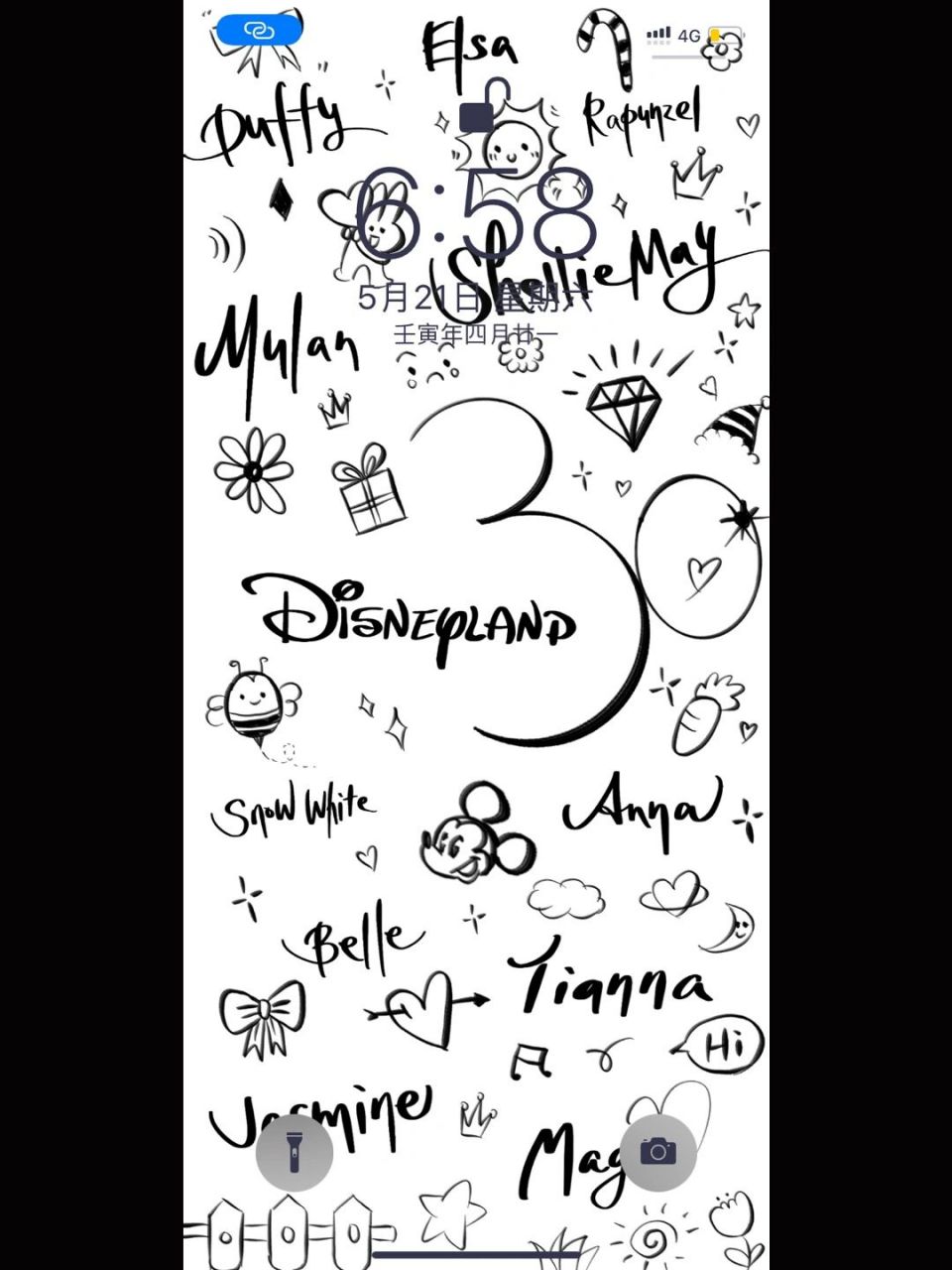 每日壁纸111|迪士尼涂鸦壁纸92 不得不说…迪士尼这