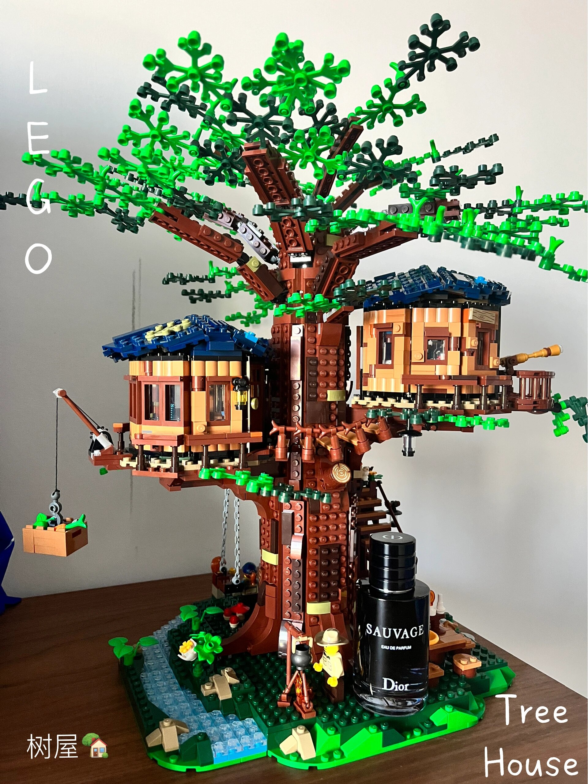 乐高树屋 lego tree house lego 21318 树屋拼一个