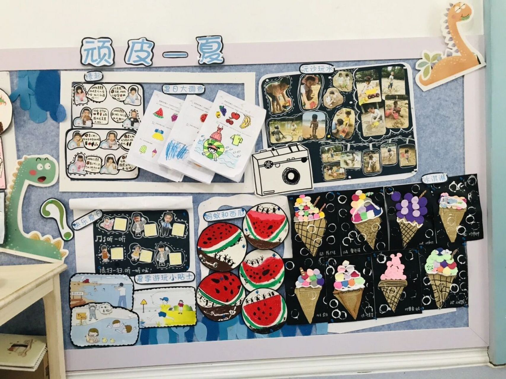 顽皮一夏主题墙