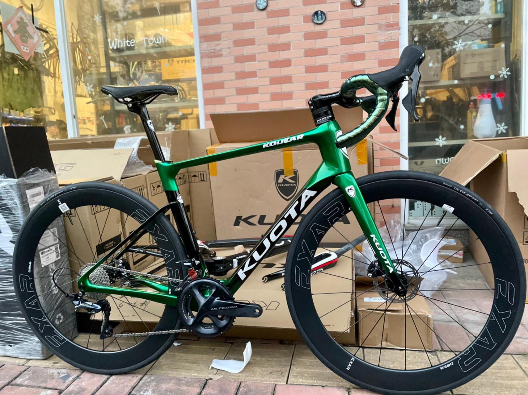迈金碳轮  kuota kougar 意大利 正品库塔 顶级全内走碟刹公路车架 含