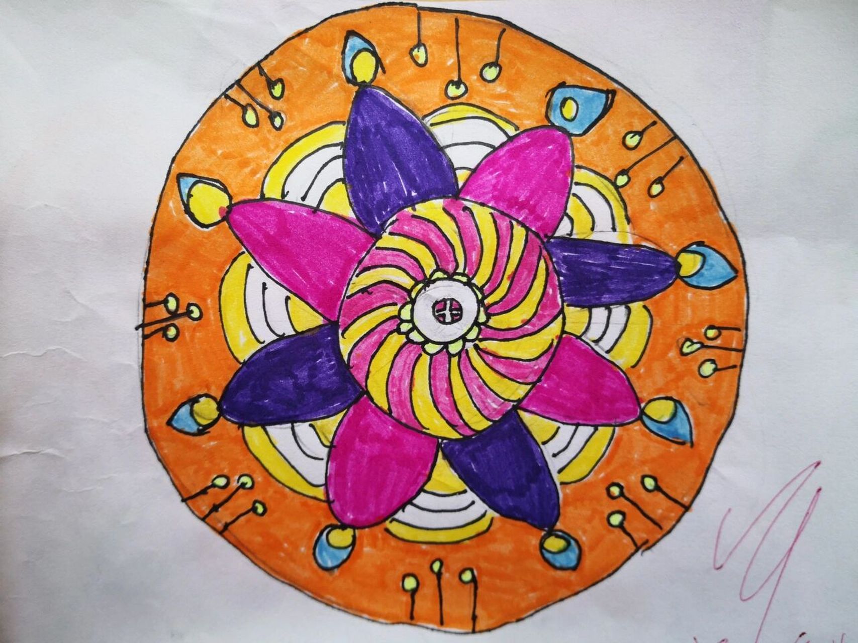 人教版三年级美术—万花筒 分享三年级孩子的优秀作品