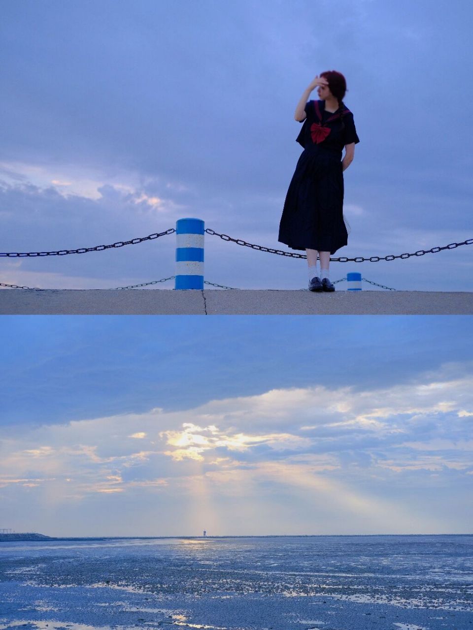 在盐城总要去看一次海吧98 盐城 海边 盐城日出的海边真的很好看!