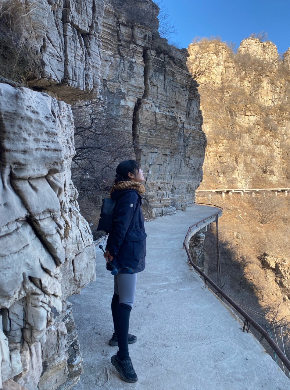 保定周边爬山,每月一山打卡易县杨树岭 虽是寒冬但爬起来并不冷,只是