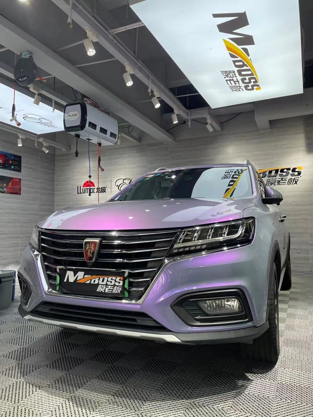 荣威rx5★灰魅紫  比梦还美的颜色94  rx5改色分享  膜老板车品旗舰