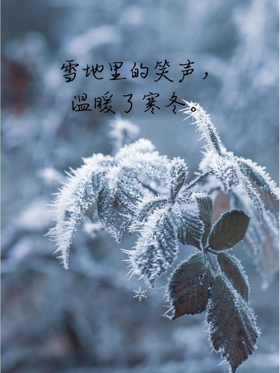 冰雪美景唯美说说图片