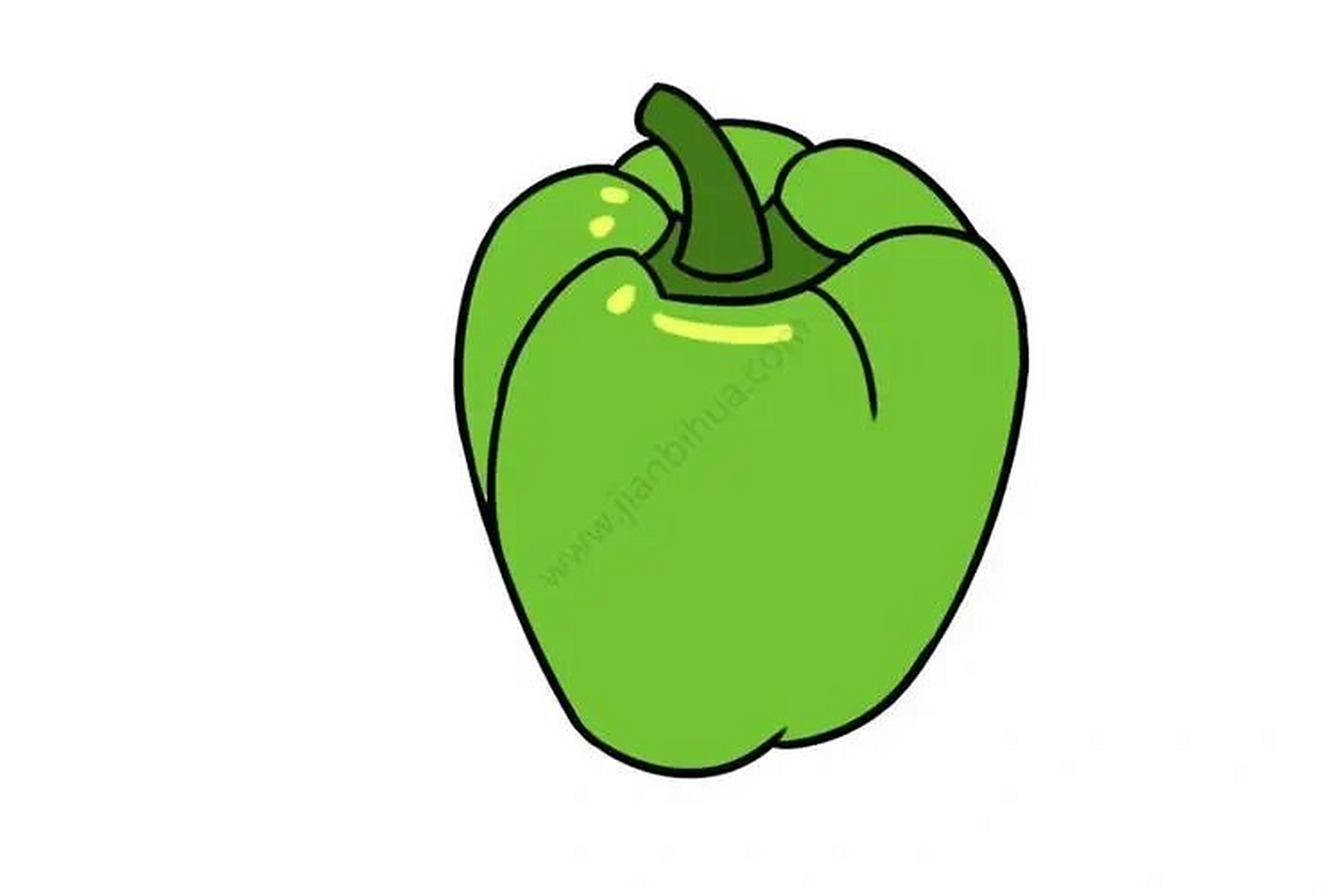青椒简笔画