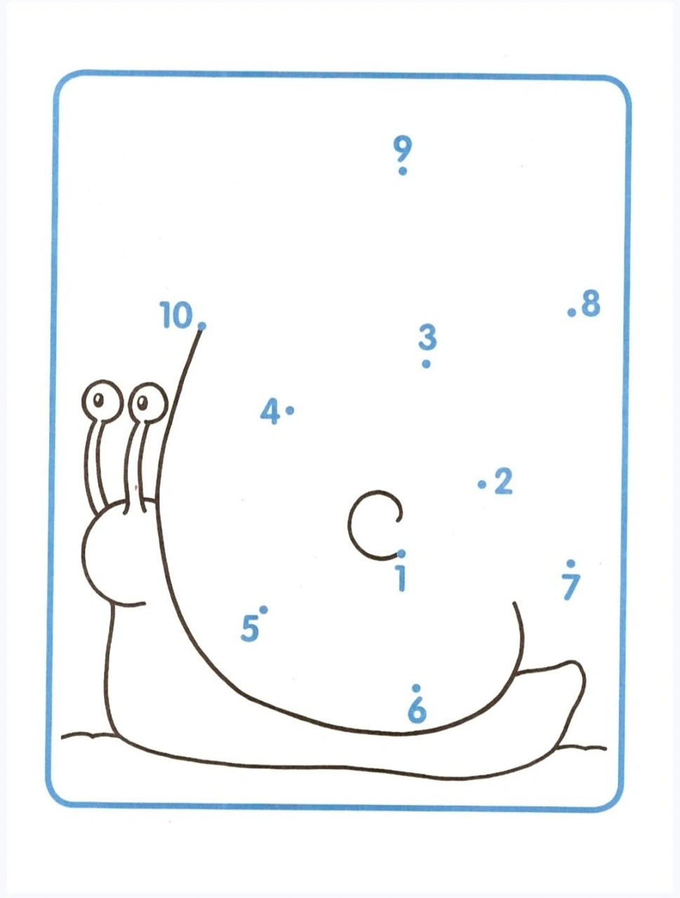 幼儿园1～10数字连线画|32张高清图可打印 幼儿园1～10数字连线画 32