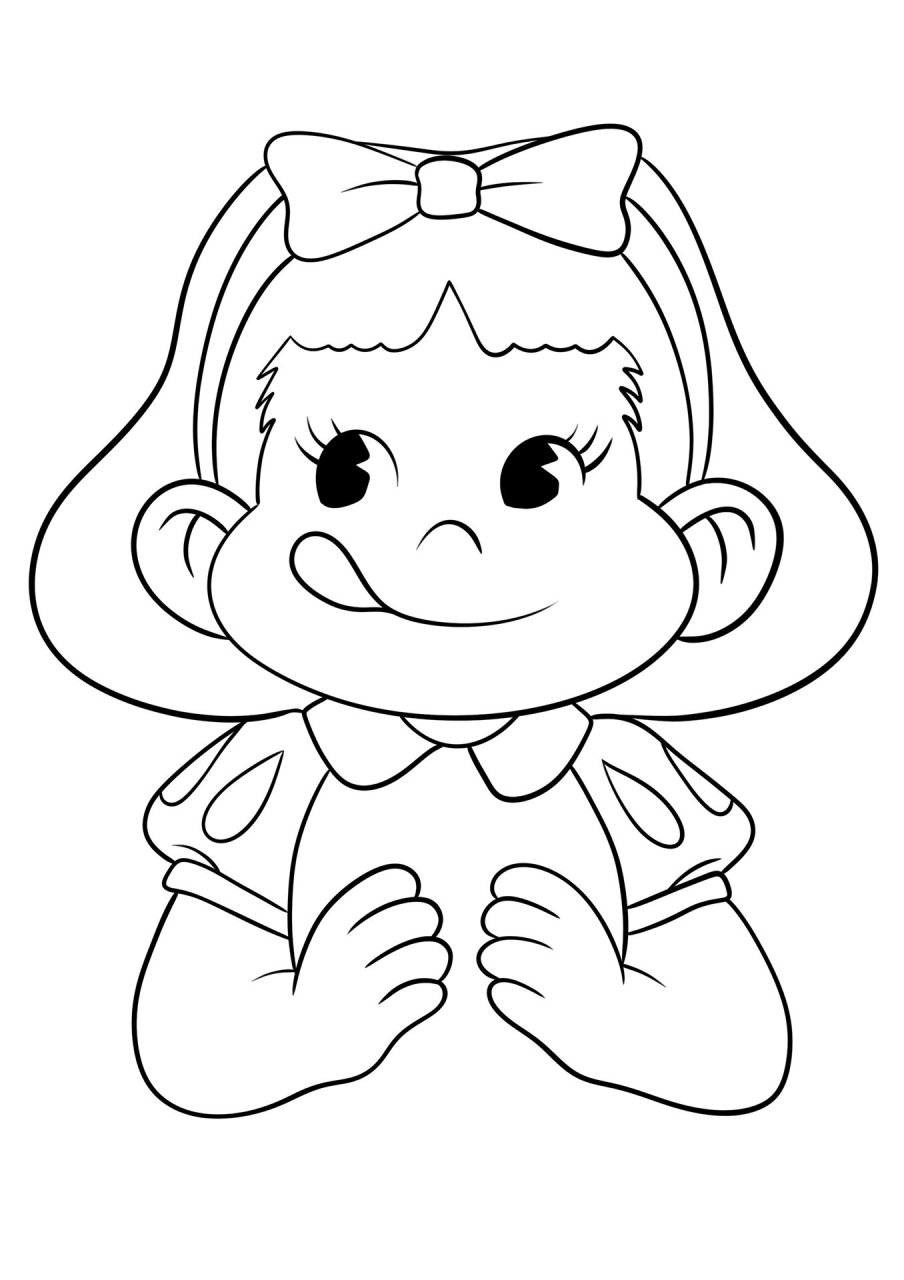 卡通简笔画|白雪公主