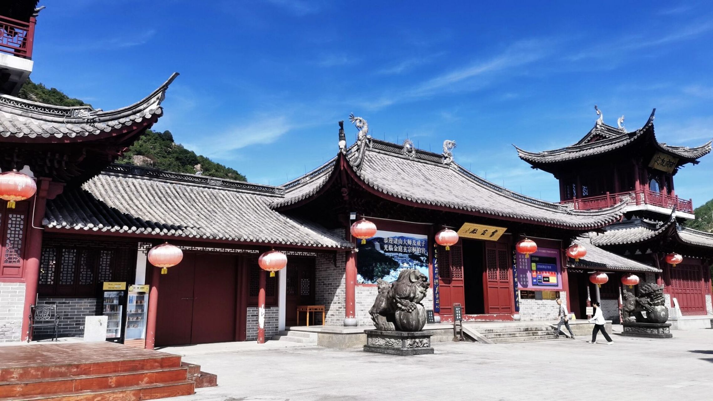 天台山桐柏宫真的值得来 天台之行最值得去的就是桐柏宫 桐柏宫是道观