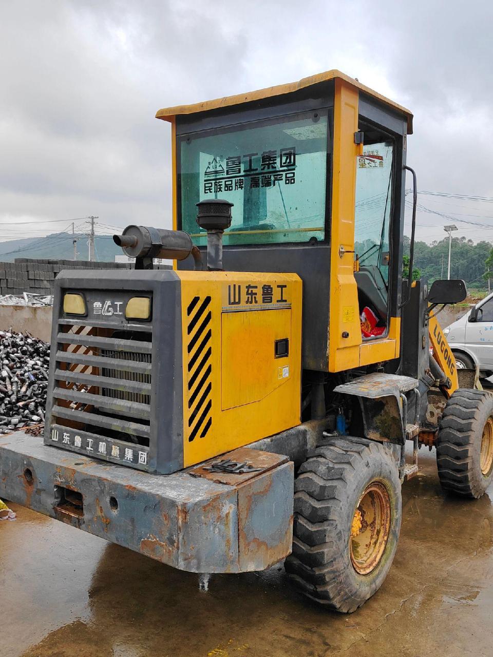 鲁工l918手动油刹小铲车二手装载机 铲车 二手机械 四驱小铲车