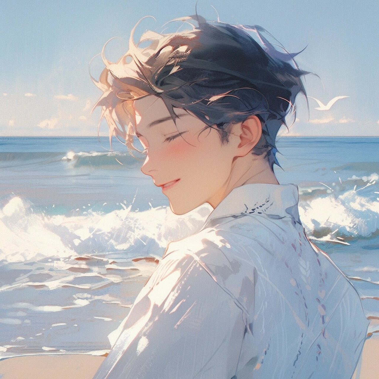 男生头像 | 阳光沙滩 #浪漫生活的记录者# #男生头像# #男生帅气头像