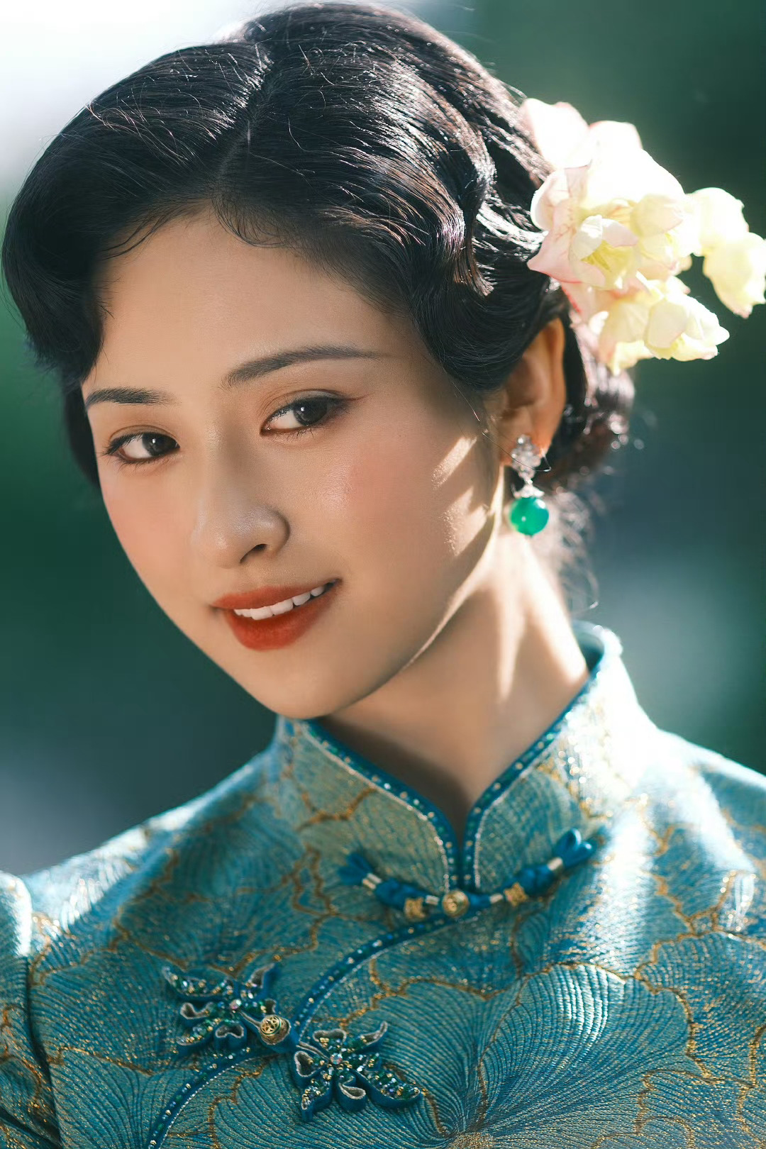 我给沈月画的民国妆#f君不允洗还没有人没看过沈月沈月 的两套民国风 