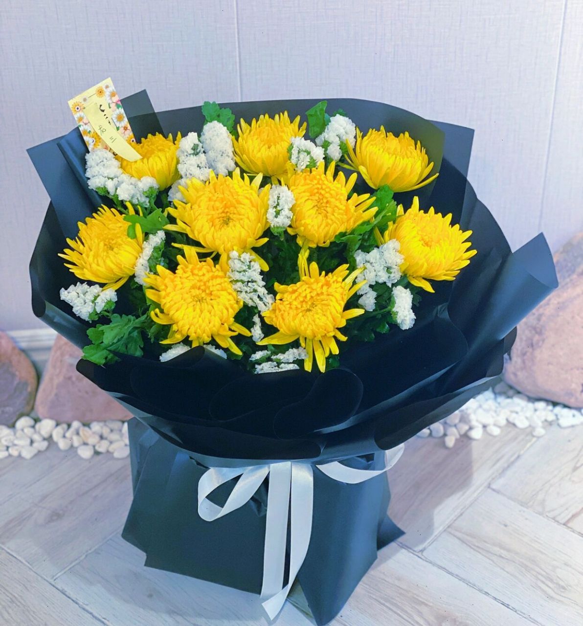 清明节菊花花束图片