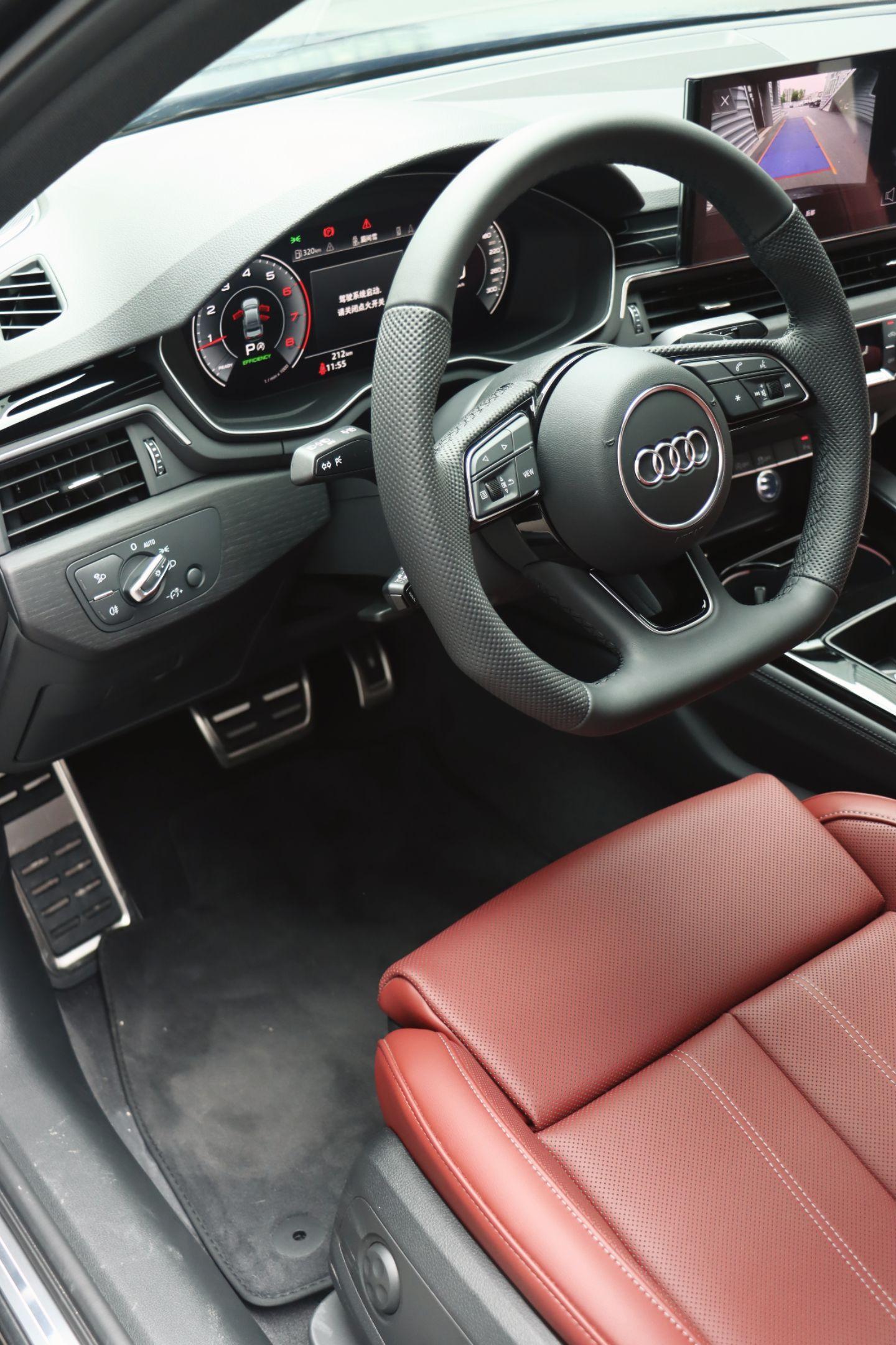 阿拉斯红内配色绝绝子奥迪每天推荐好车 奥迪a4 交