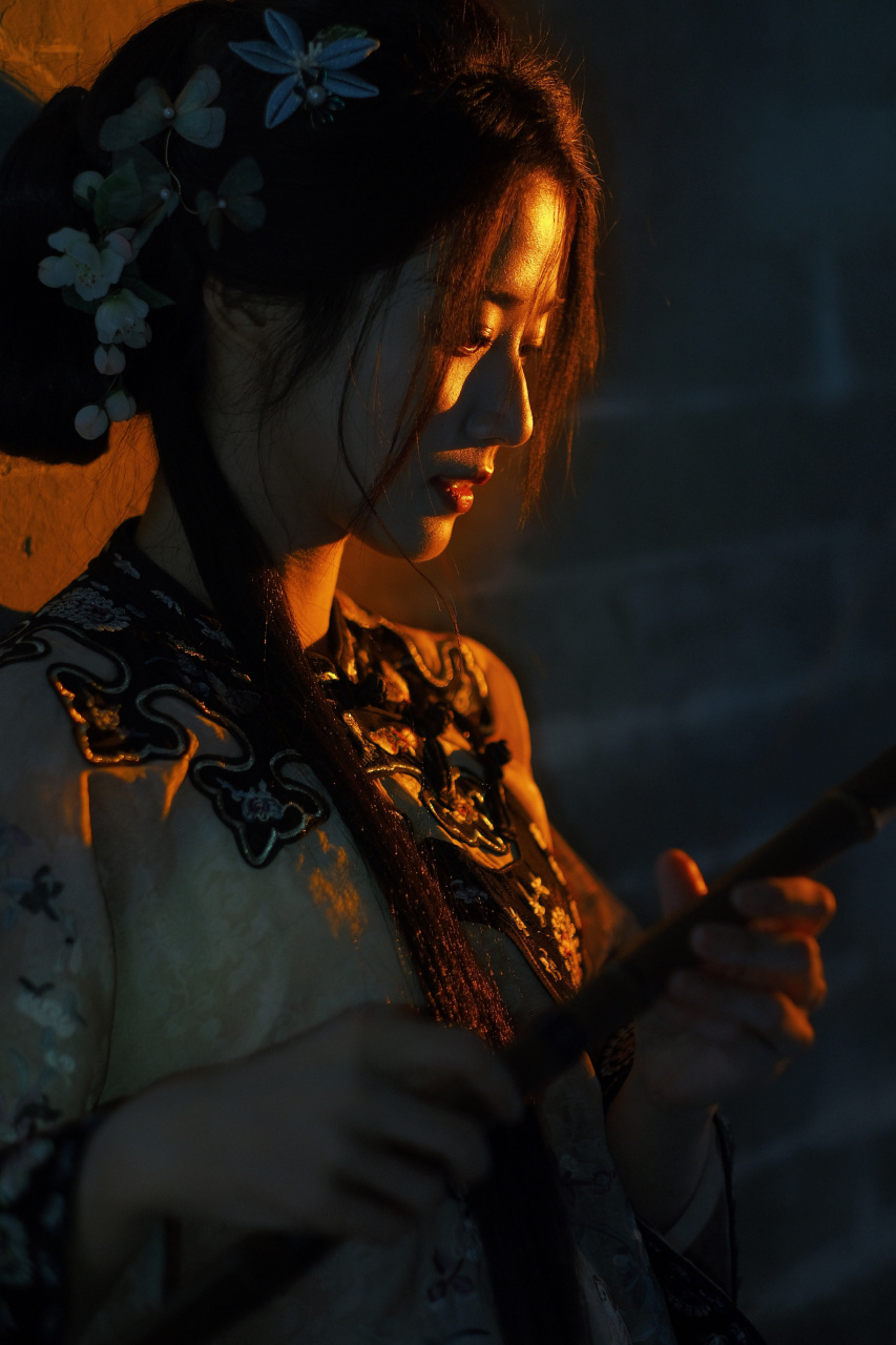 卢昱晓,伤感古风美人