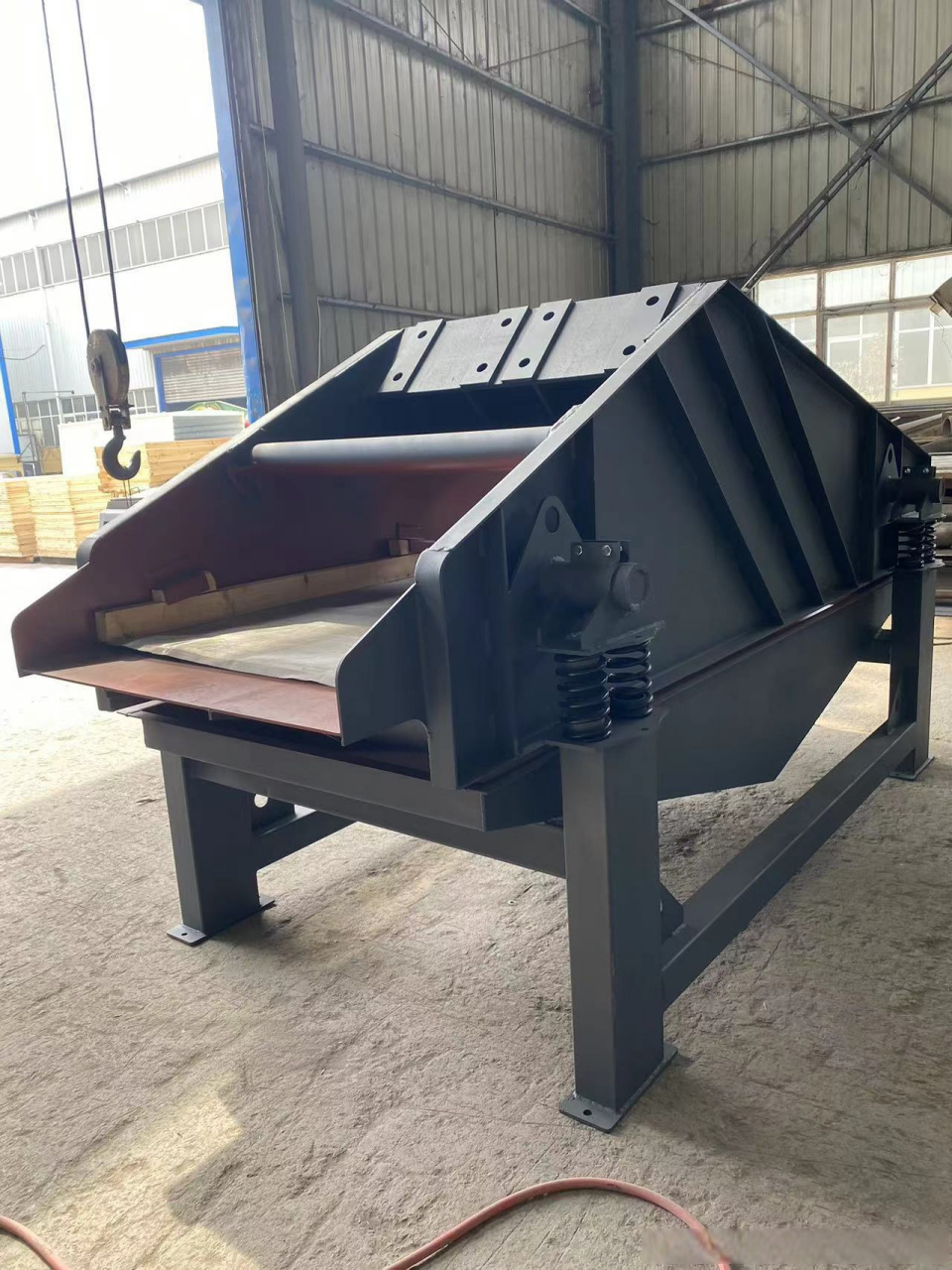 细沙直线振动筛 高效脱水筛砂机械制造#回收脱水筛细沙机