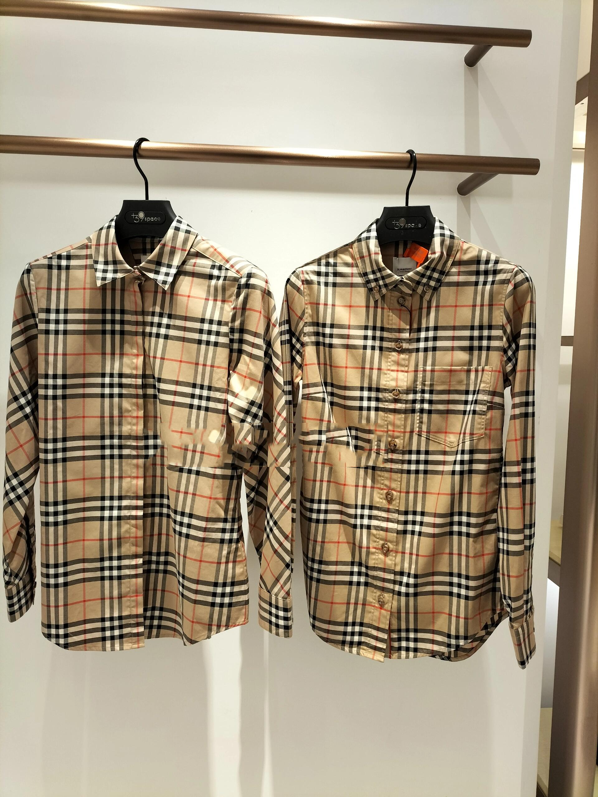 burberry女士格子衬衫,2k 92 巴宝莉经典格纹衬衫 实用百搭