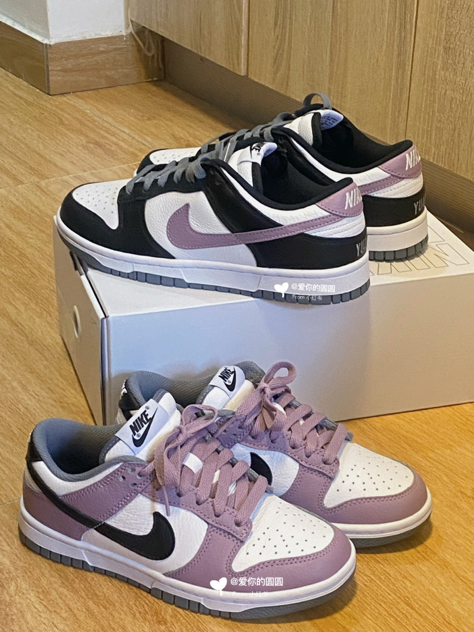 by u 鞋型选的是-nike dunk low by you系列 从下单到送达大概20天