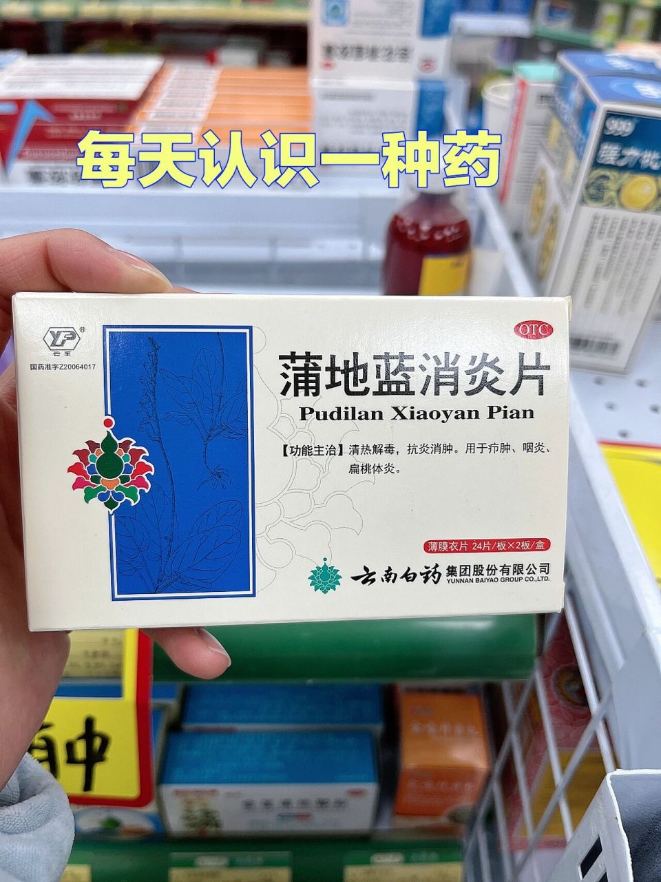 蒲地蓝消炎片哈尔滨图片