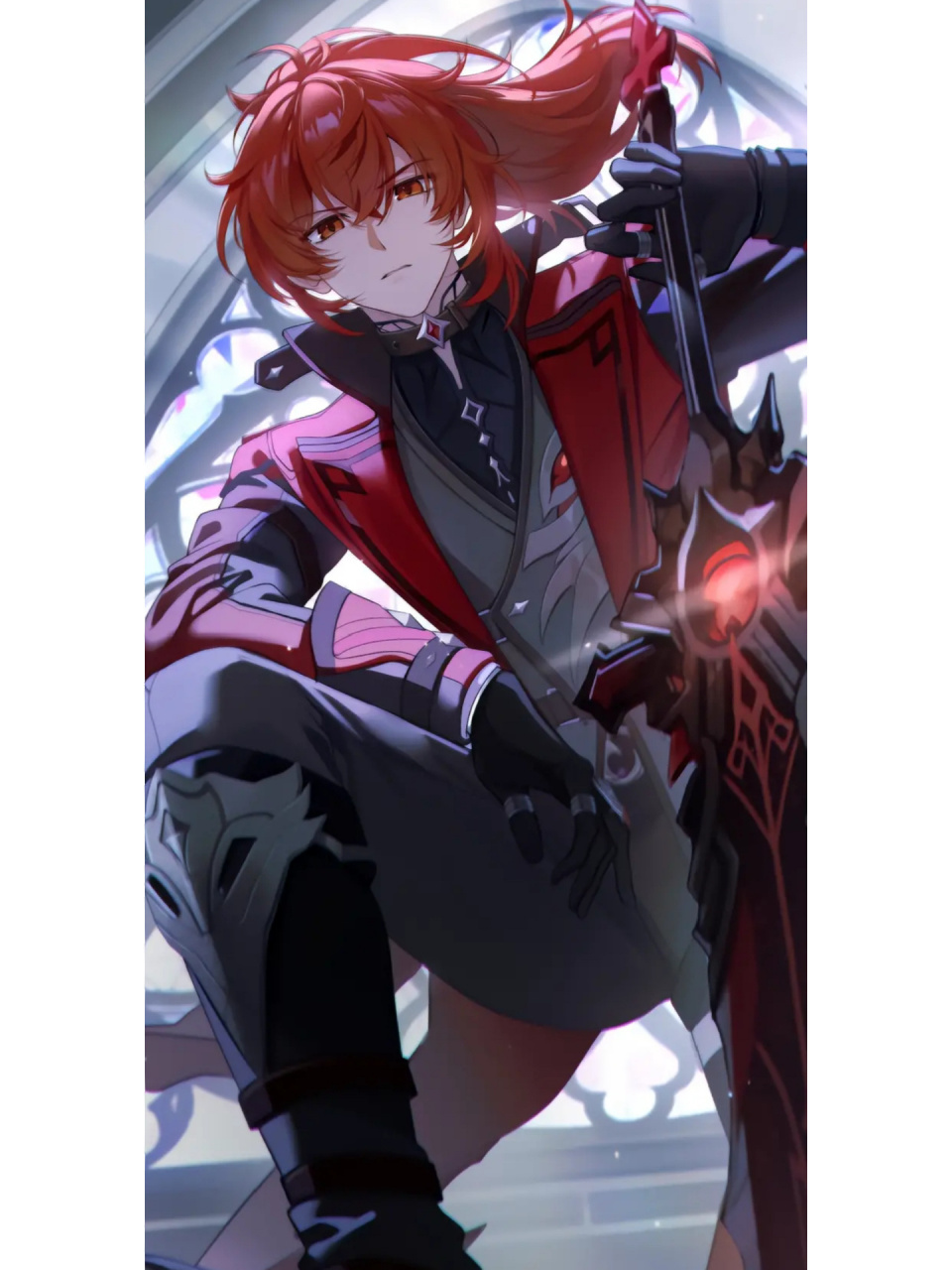 原神精美壁纸分享「迪卢克」 来源:荞荞荞麦面 	 有饱饱要迪卢克,来啦