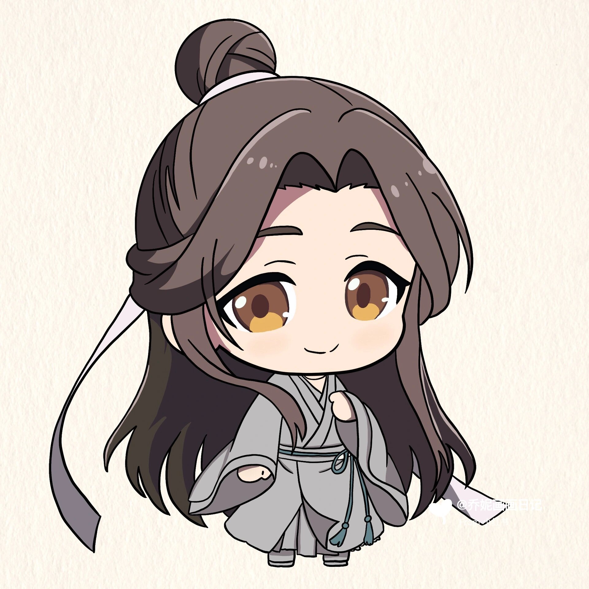 天官赐福|谢怜|简笔画教程附上色