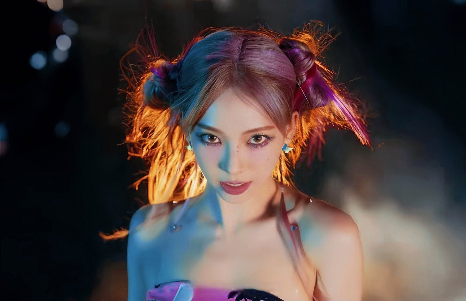 柳智敏粉发#这真的是也太美了吧,让人眼前一亮