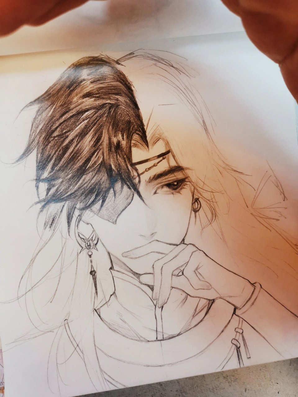 手绘天官赐福 花城 画完啦