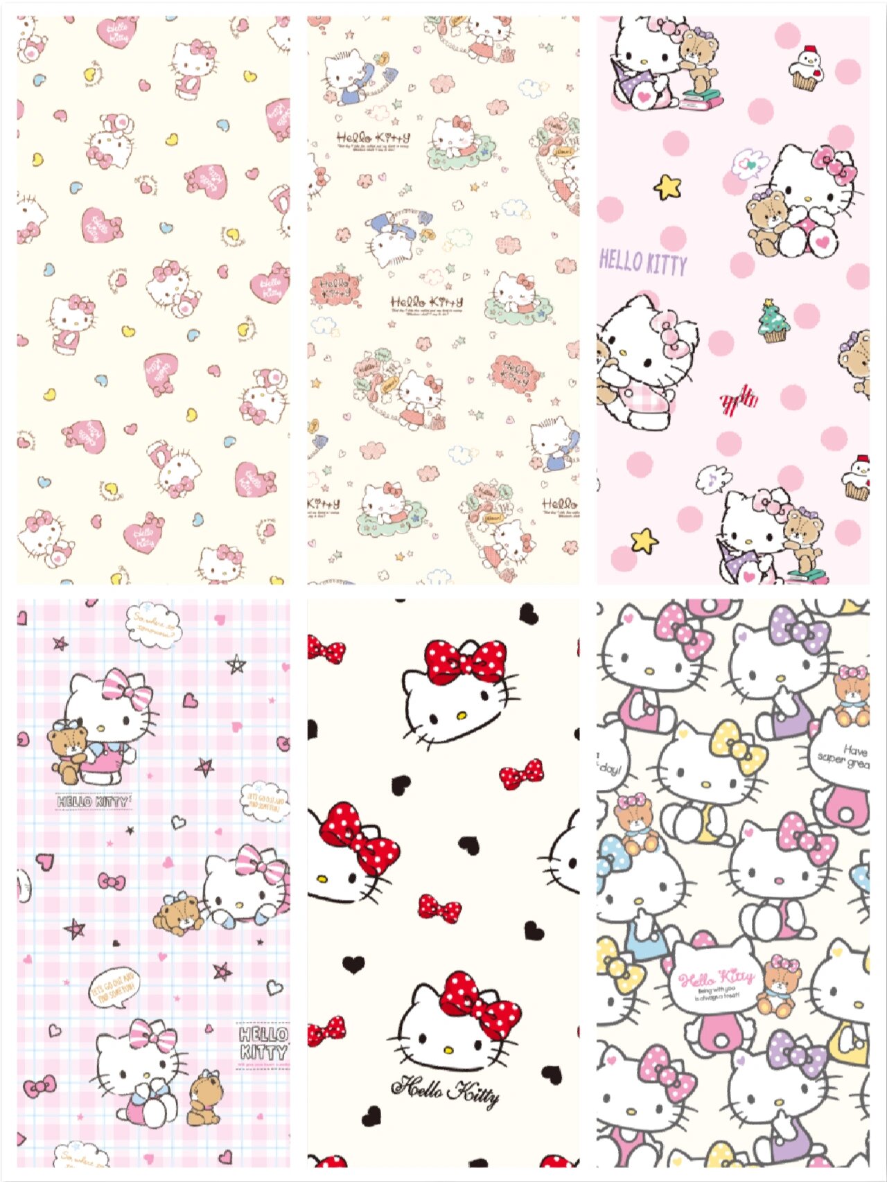 697期  hello kitty 凯蒂猫系列图案壁纸