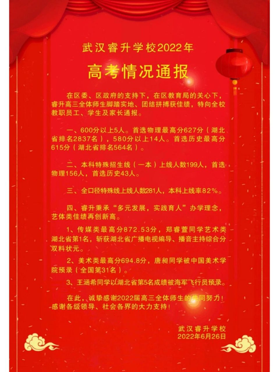 武汉民办高中——武汉睿升学校  武汉睿升学校是由原华师一附中李水生