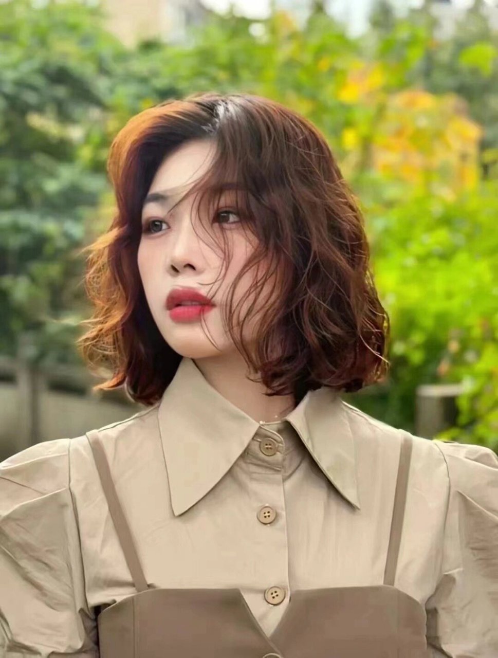 中短发烫发推荐 蛋卷法式烫发拯救细软塌 短发尴尬期必备的一款烫发