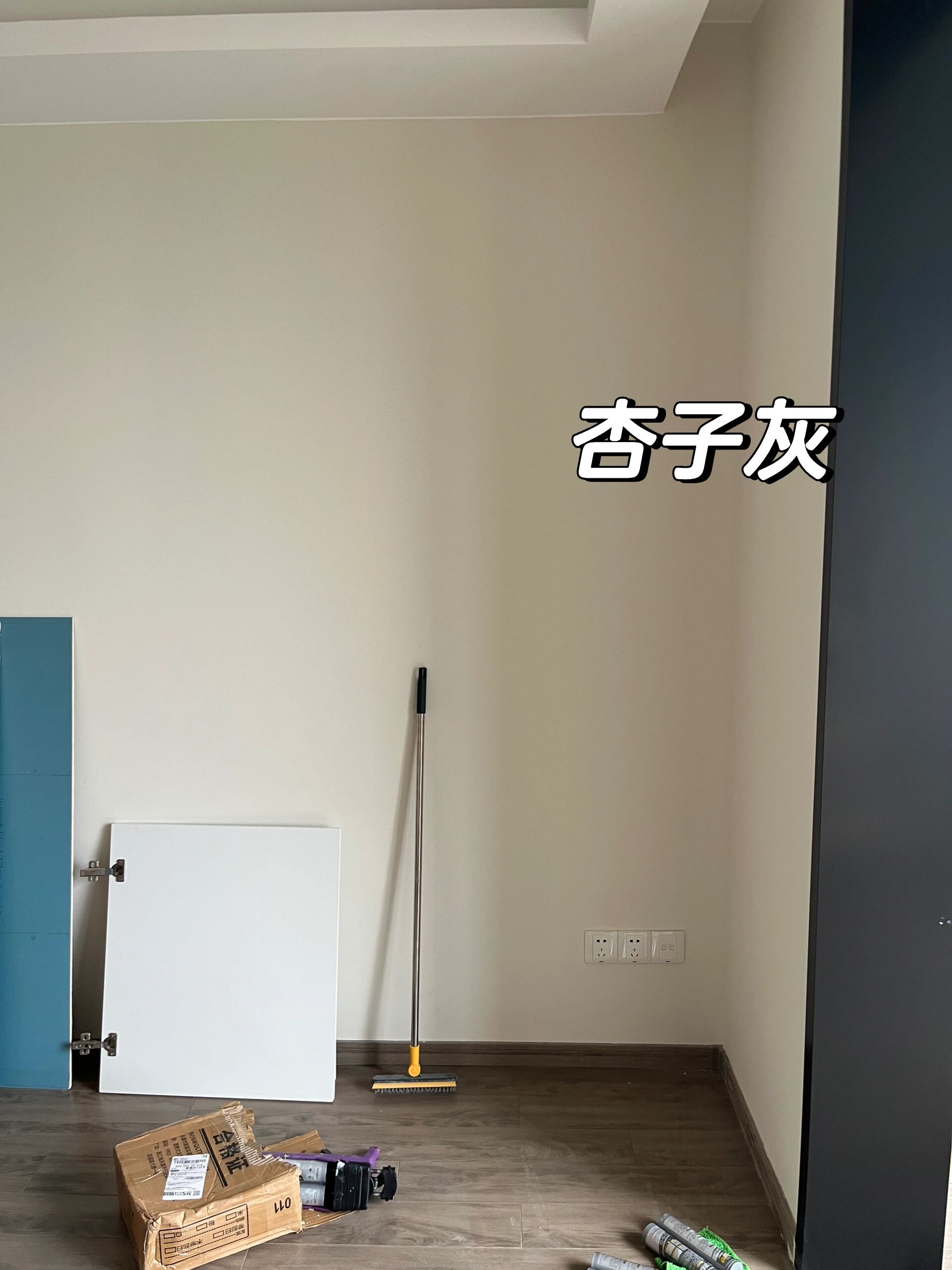 进场之前记录一下立邦乳胶漆颜色 	 96客厅和走廊选的立邦杏子灰,总