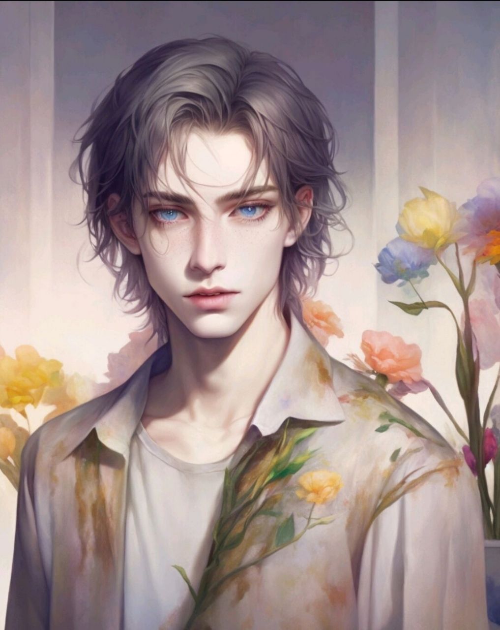 0头像|油画美男|独一无二的缪斯 【关键词】画画,画室,画架,画家,年轻