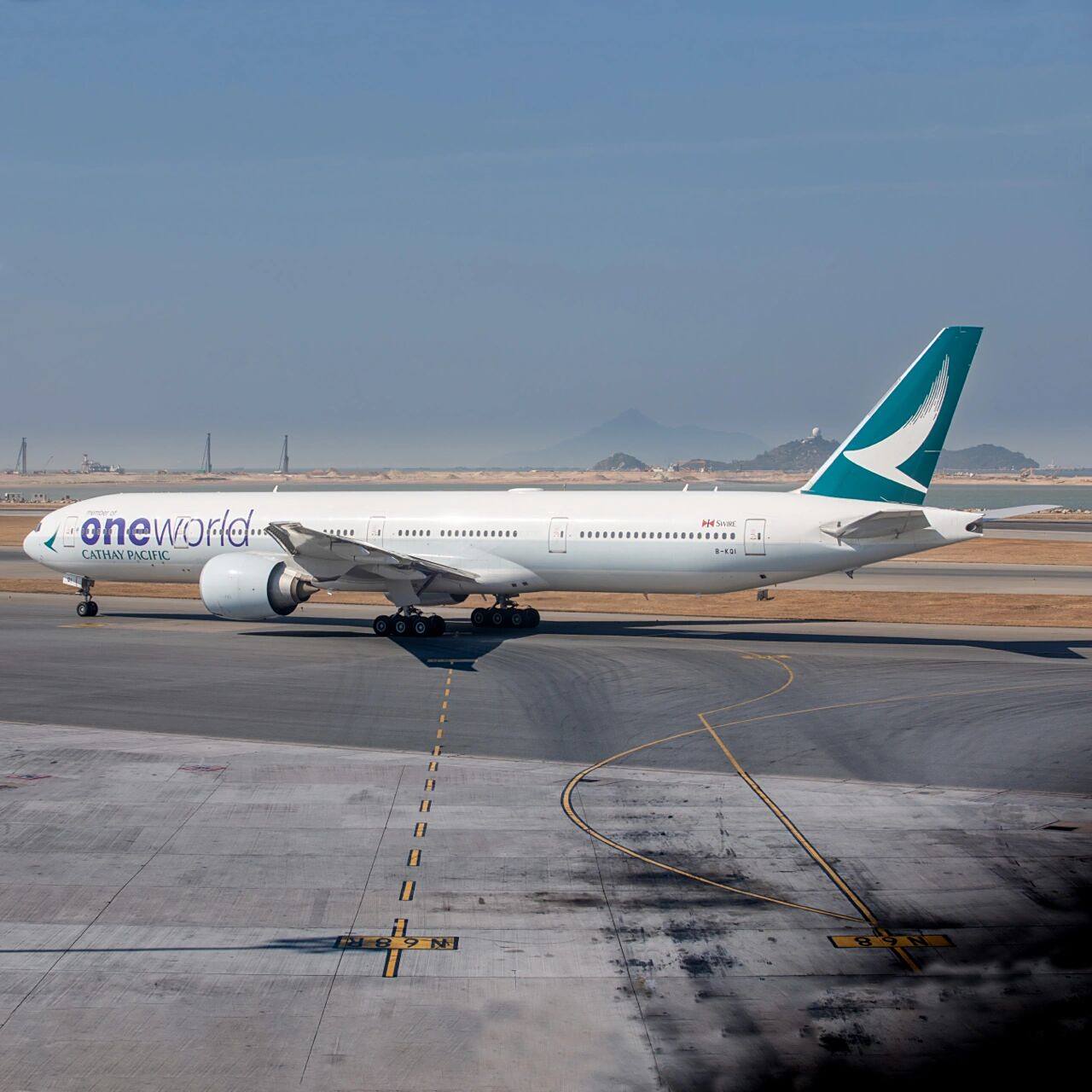 航空摄影|777彩绘-国泰寰宇一家涂装 78上一篇笔记中提到了国泰的