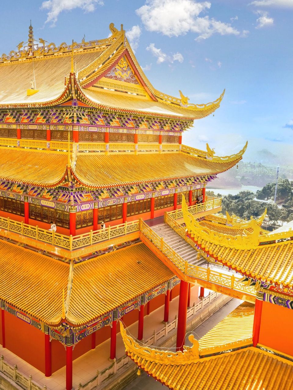东莞"小故宫" -大岭山观音寺 门票0 东莞虎门—大岭山森林公园-观音寺